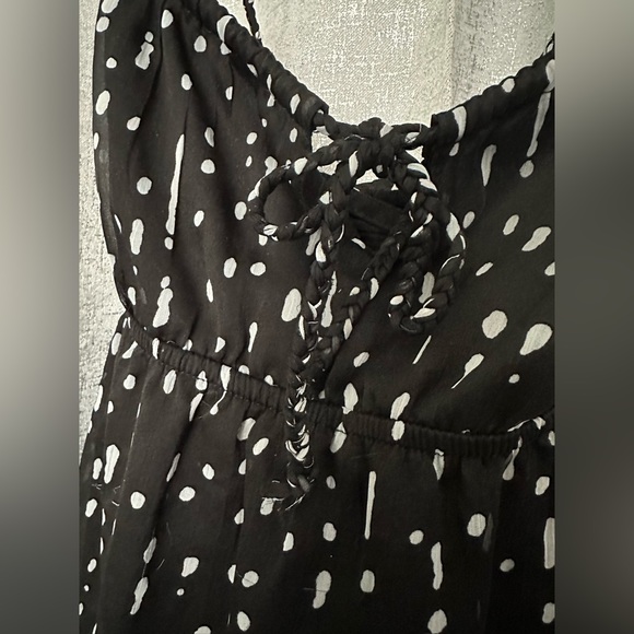 ROXY JR’s XS SWEET and STYLISH mini sundress from Roxy. Black with white print. - Picture 5 of 7